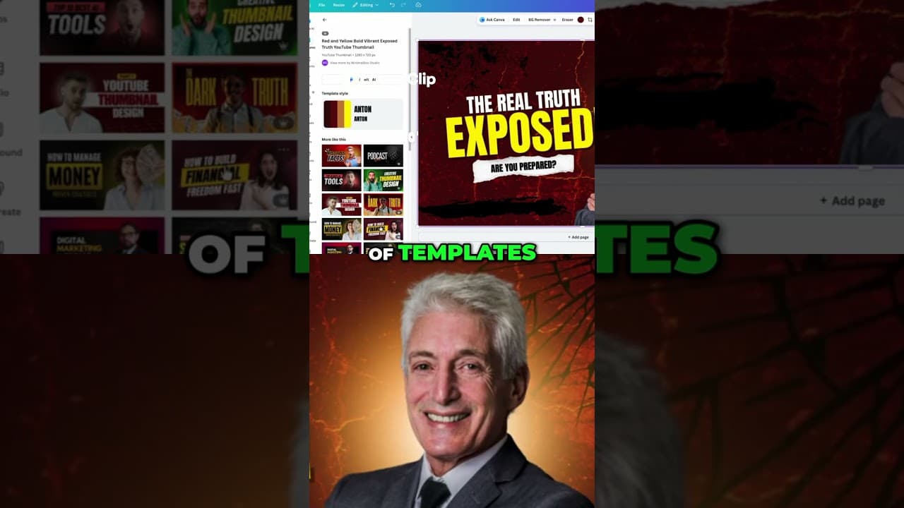 Why AI Prompts Still CANNOT Beat Canva! 🤦♂️ #shorts