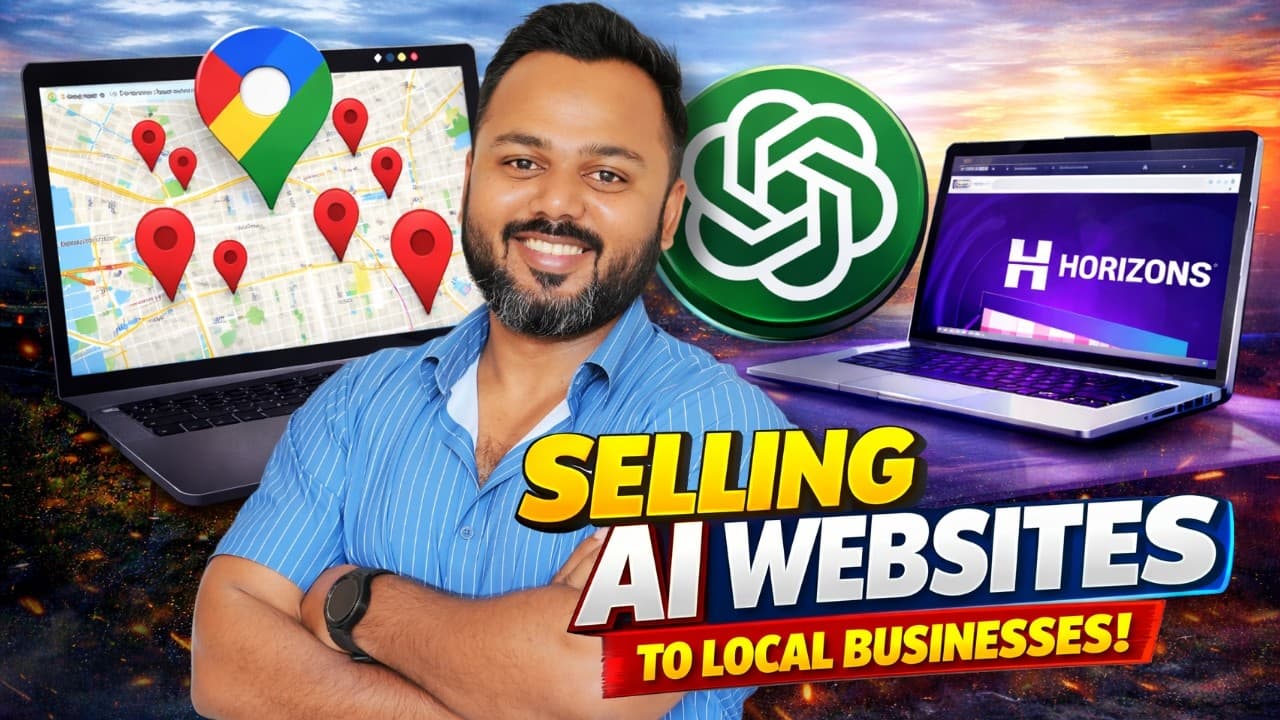 Selling AI Websites to Local Businesses | Build AI Websites with ChatGPT & Hostinger Horizons