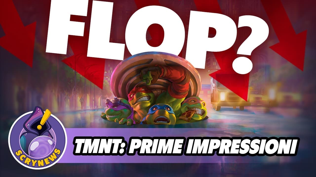 TARTARUGHE NINJA FLOP ANNUNCIATO? Impressioni dopo la pre - Scrynews ep 2
