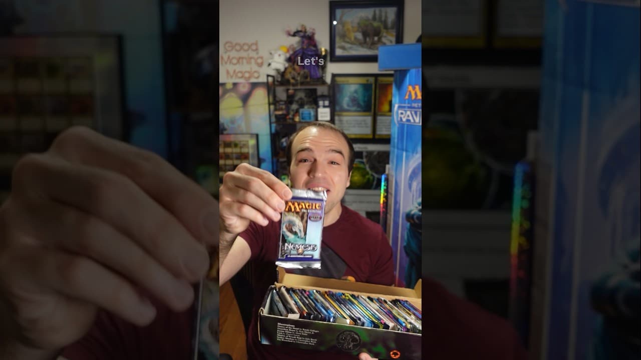 Opening a Magic pack from the year 2000! 🤯 #magicthegathering