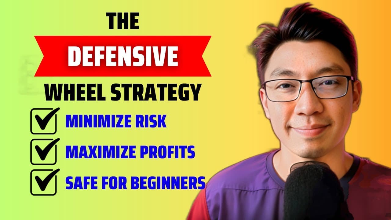 The "DEFENSIVE" Wheel Strategy (The Safe Way to Trade For Beginners)