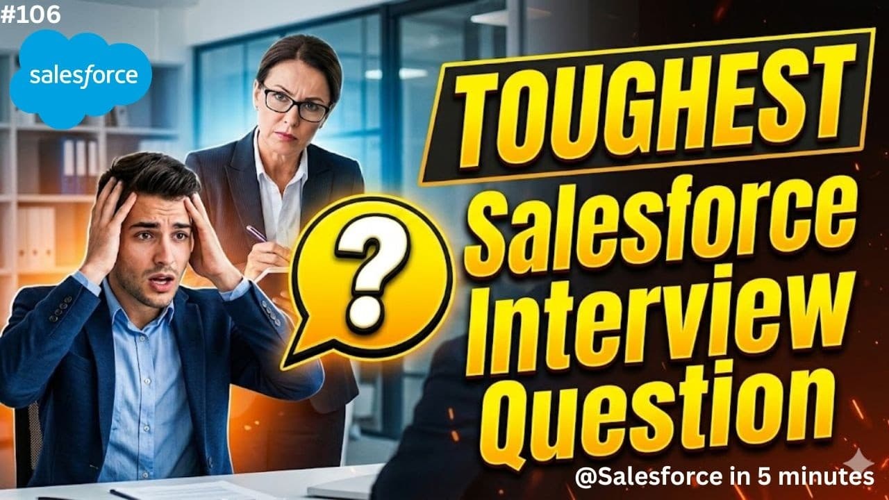 Salesforce Scenario Based interview Questions | Part 106
