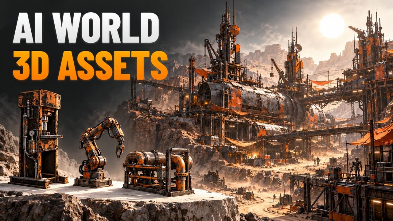 Build Entire Worlds with 3D AI Agent