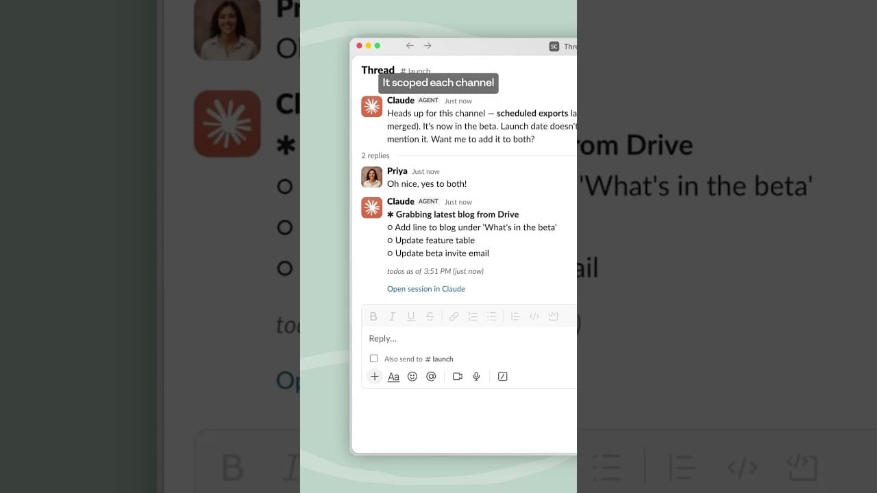 Claude is now your teammate in Slack