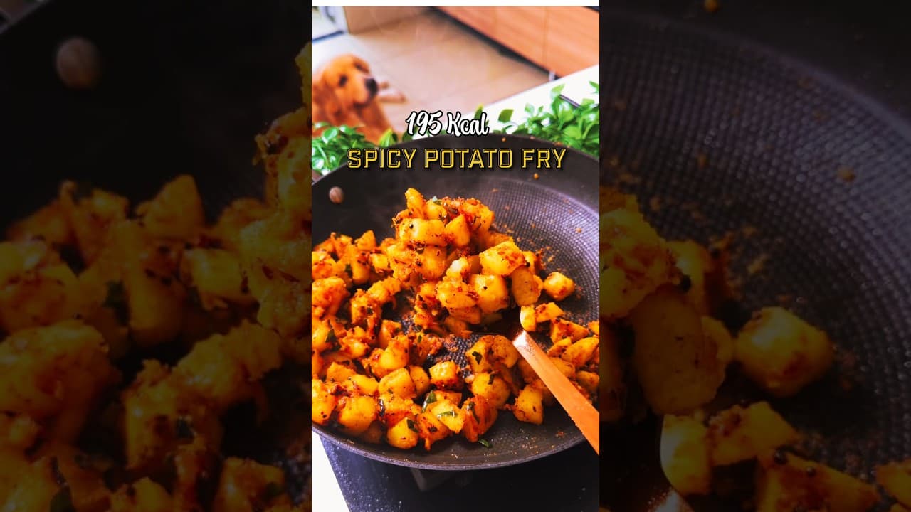 South Indian Potato Fry | 195 kcal š§” #potatofry #southindianfood #shorts