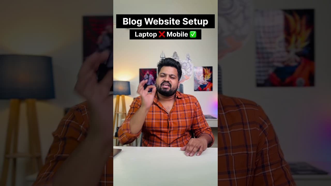 Mobile Se Blog Setup Kaise Kare #blogging #blogger #blog #wordpress #microblogging