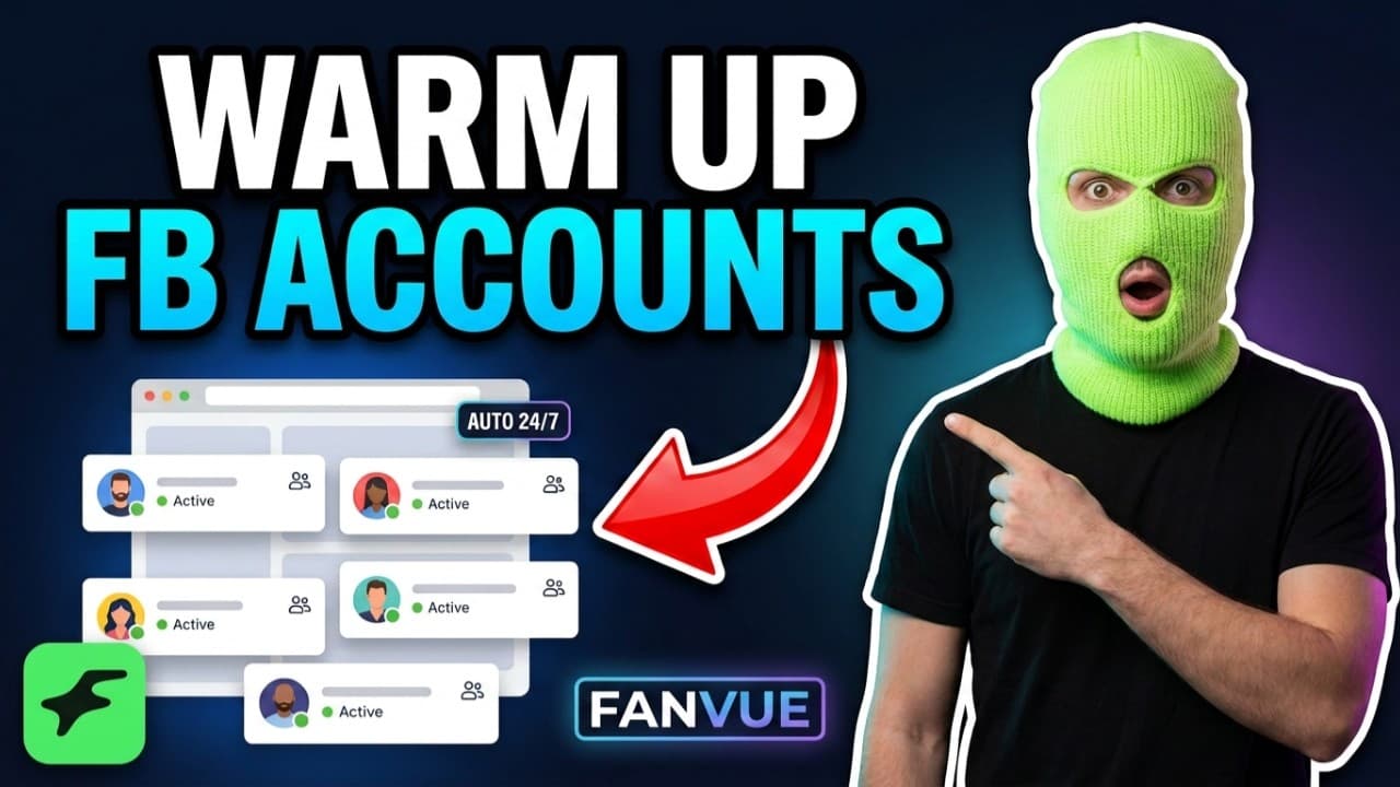 Fanvue: Bot Warm Up Multiple Facebook Accounts