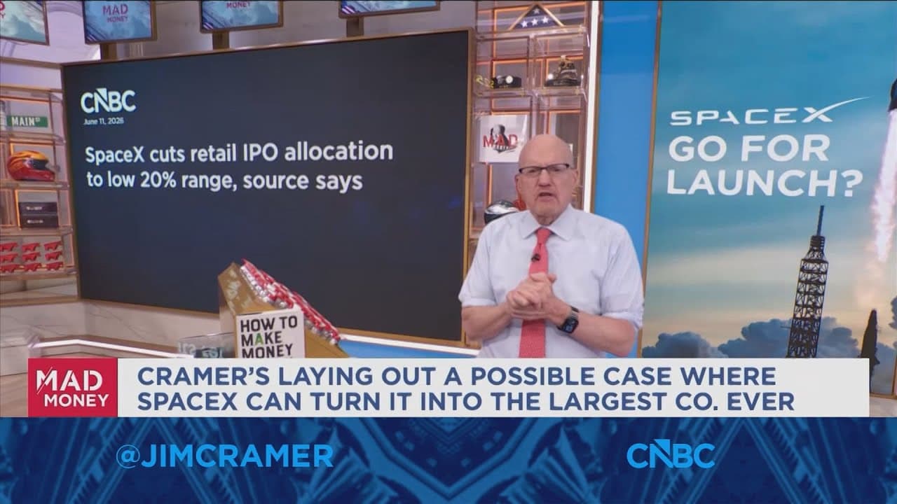 SpaceX wildcard will be people who've never bought stocks before: Cramer