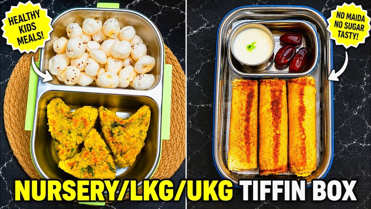 Nursery LKG UKG CLASS 1 Tiffin Ideas | Preschool Tiffin Box | Healthy Tiffin Box | School Tiffin