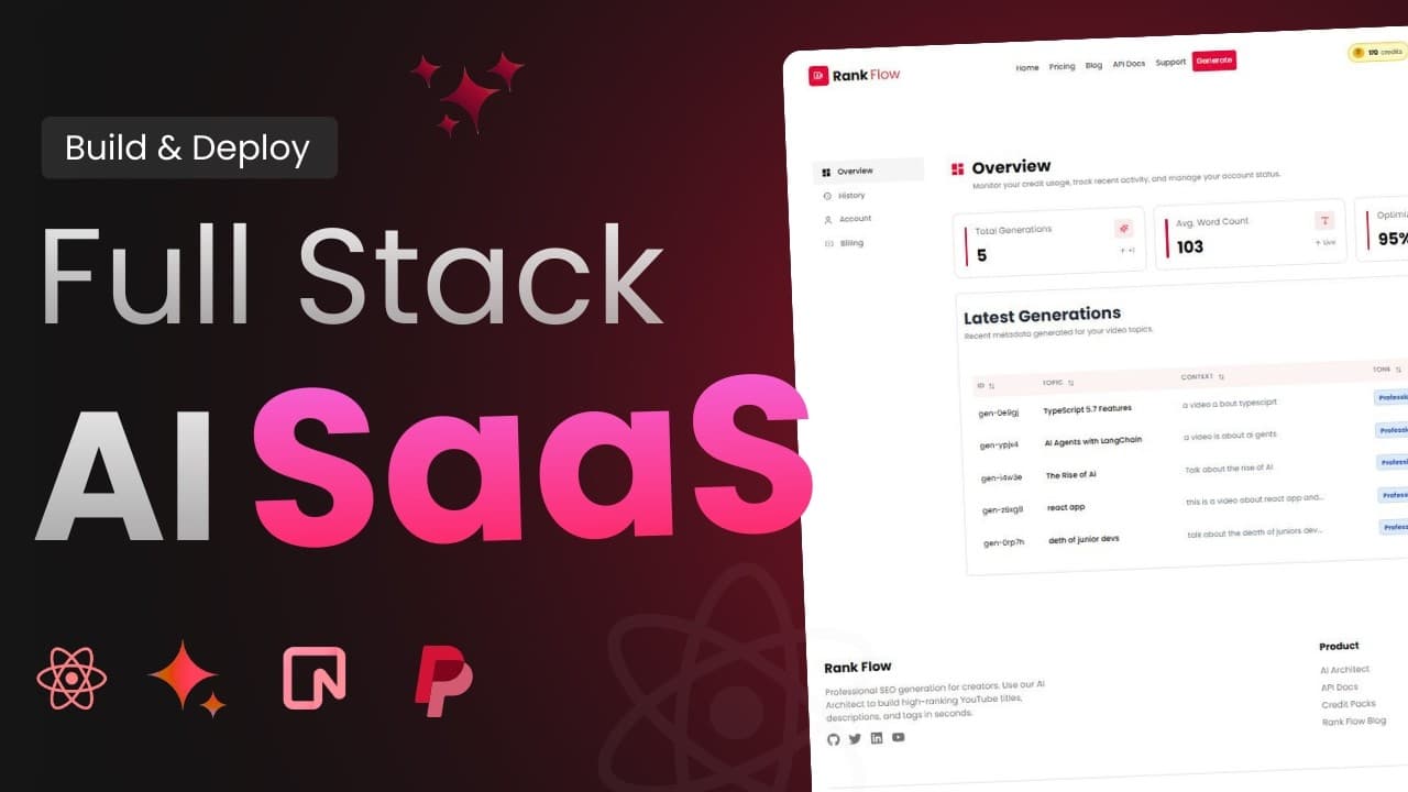 Build a Full Stack AI SaaS Application Using Next Js, PayPal, Neon with Drizzle
