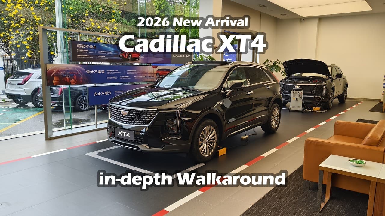 2026 New Cadillac XT4 Luxury Edition SUV in-depth Walkaround - Big Bear Test Car