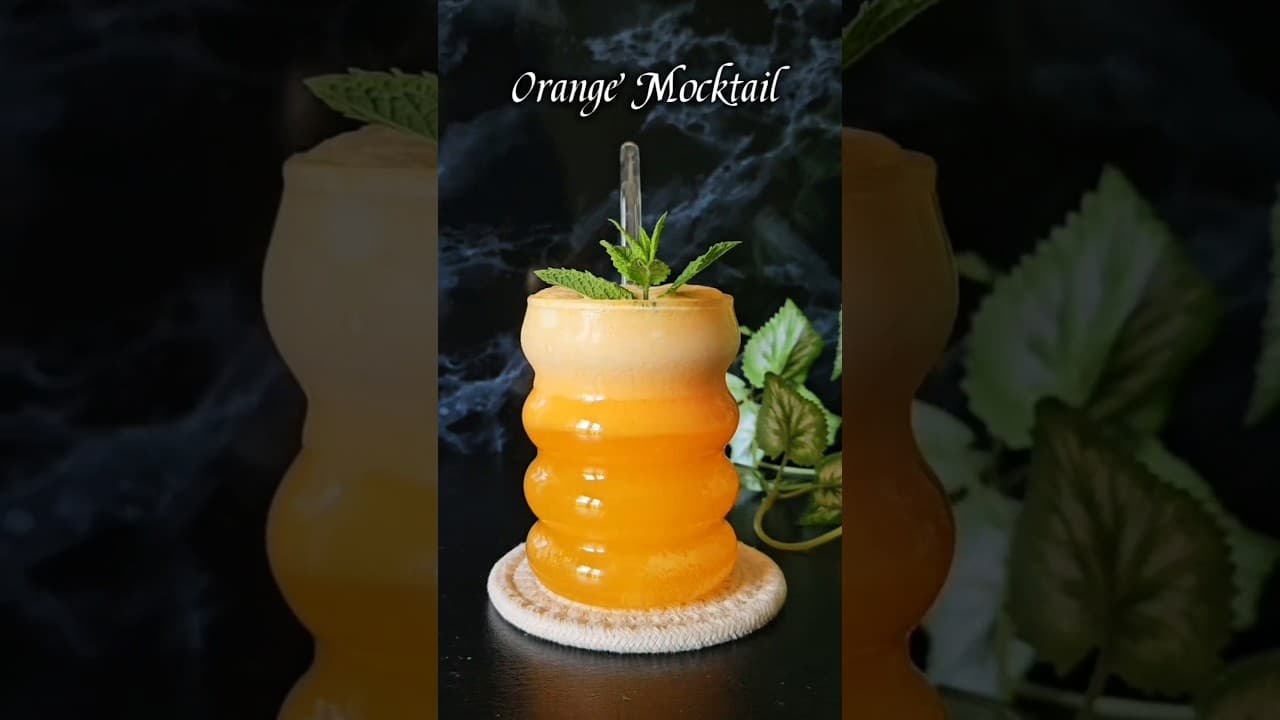 Best Mocktail Recipe | Orange Mocktail | Ultimate Drink for Summer | Party Recipes
