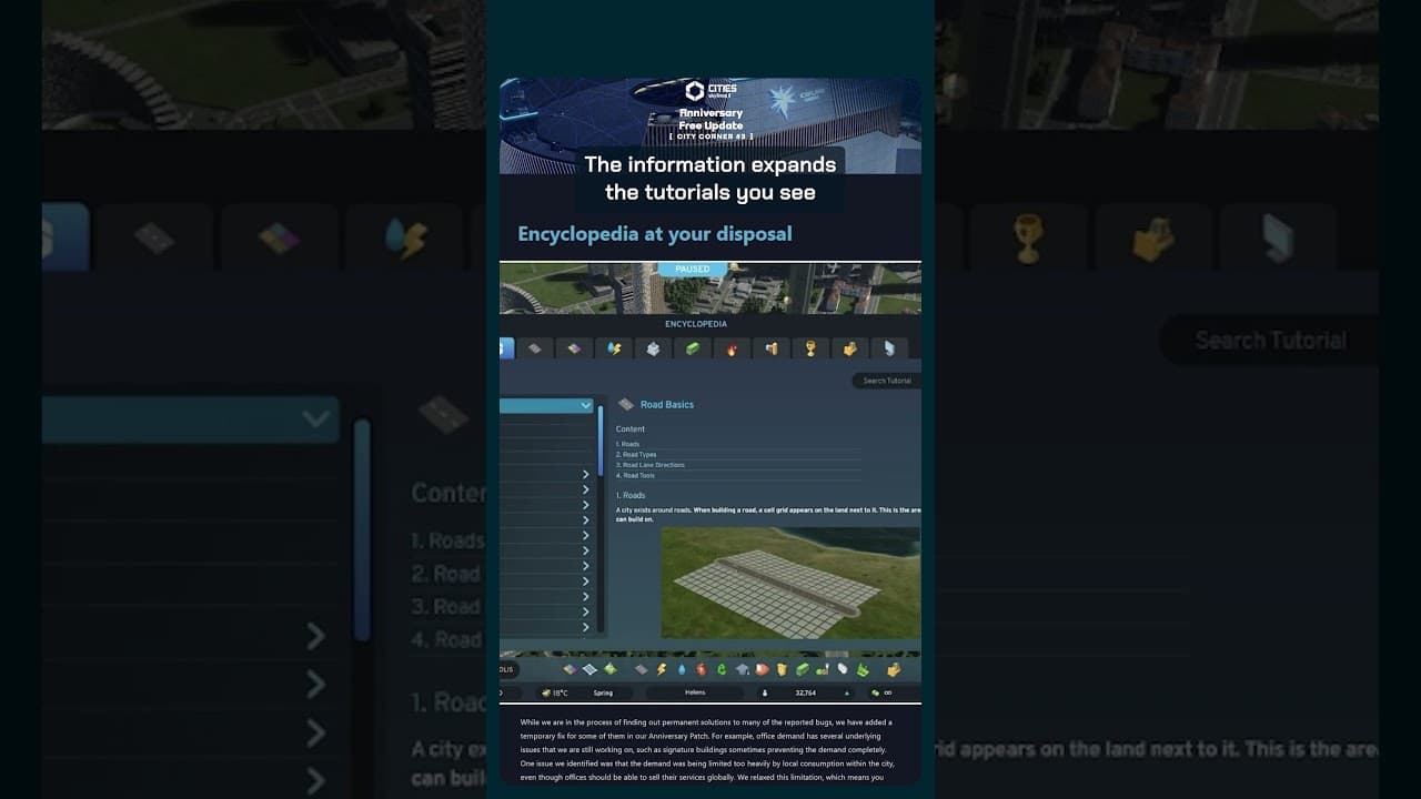 Today's Cities: Skylines II Anniversary Patch!