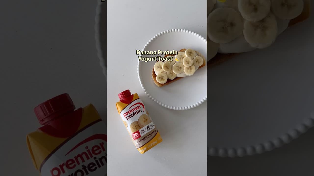 We’re going bananas for this Protein Yogurt Toast recipe!!! 🤪🍌🥛