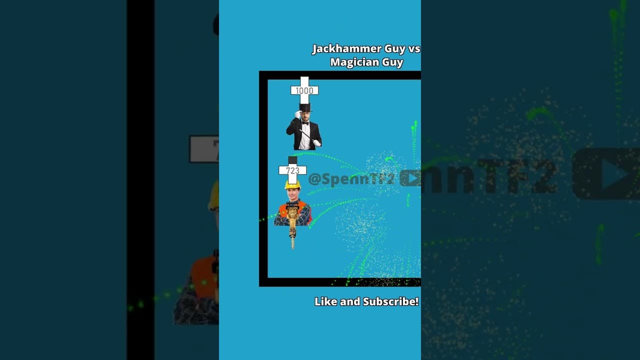 Jackhammer Guy vs Magician Guy