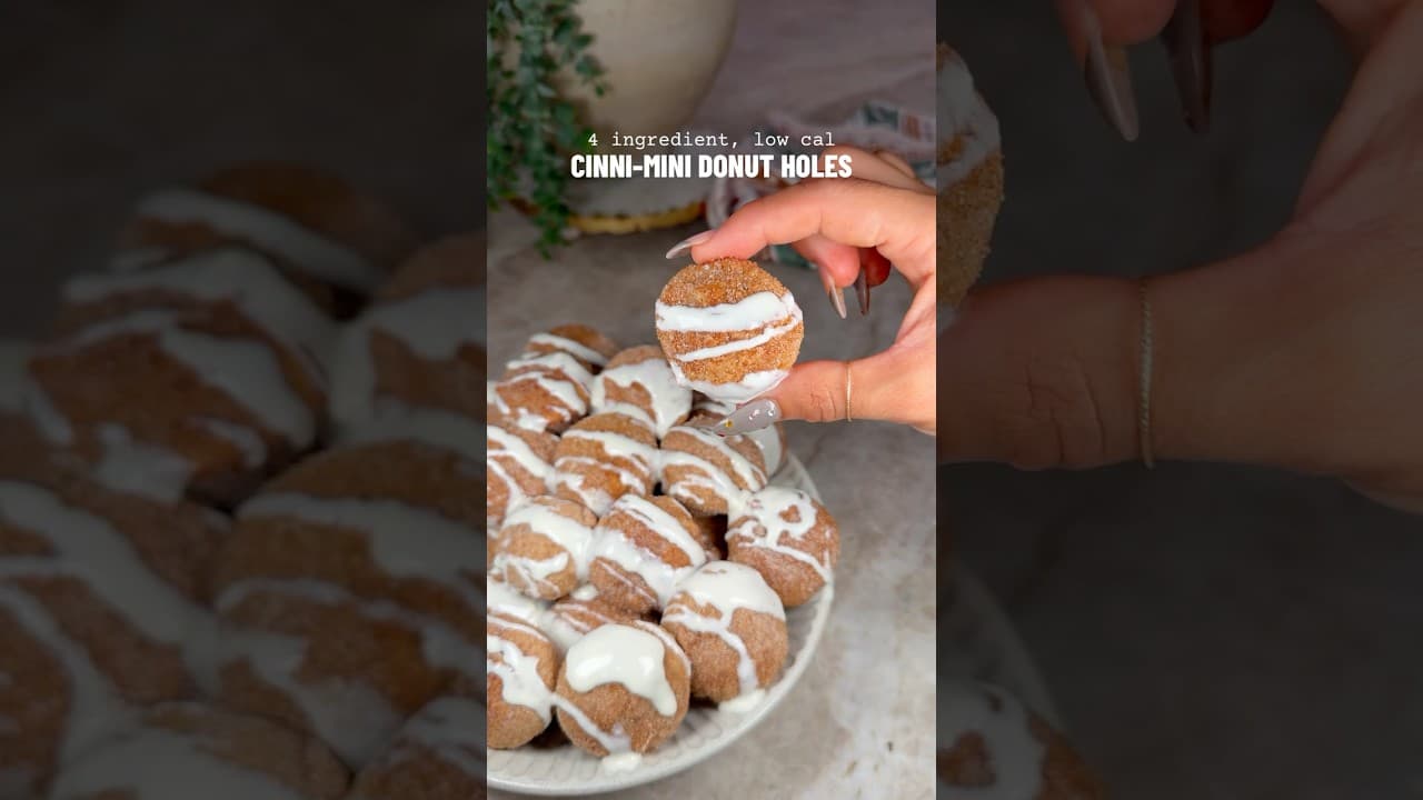 4 ingredient, low cal fall treat ๐๐ #lowcaloriedesserts #fallrecipe