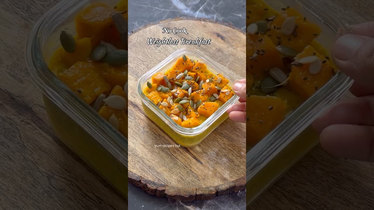 Eat This Mango Oats Bowl for a guilt-free Breakfast #shorts #youtubeshorts #viral #trending #healthy