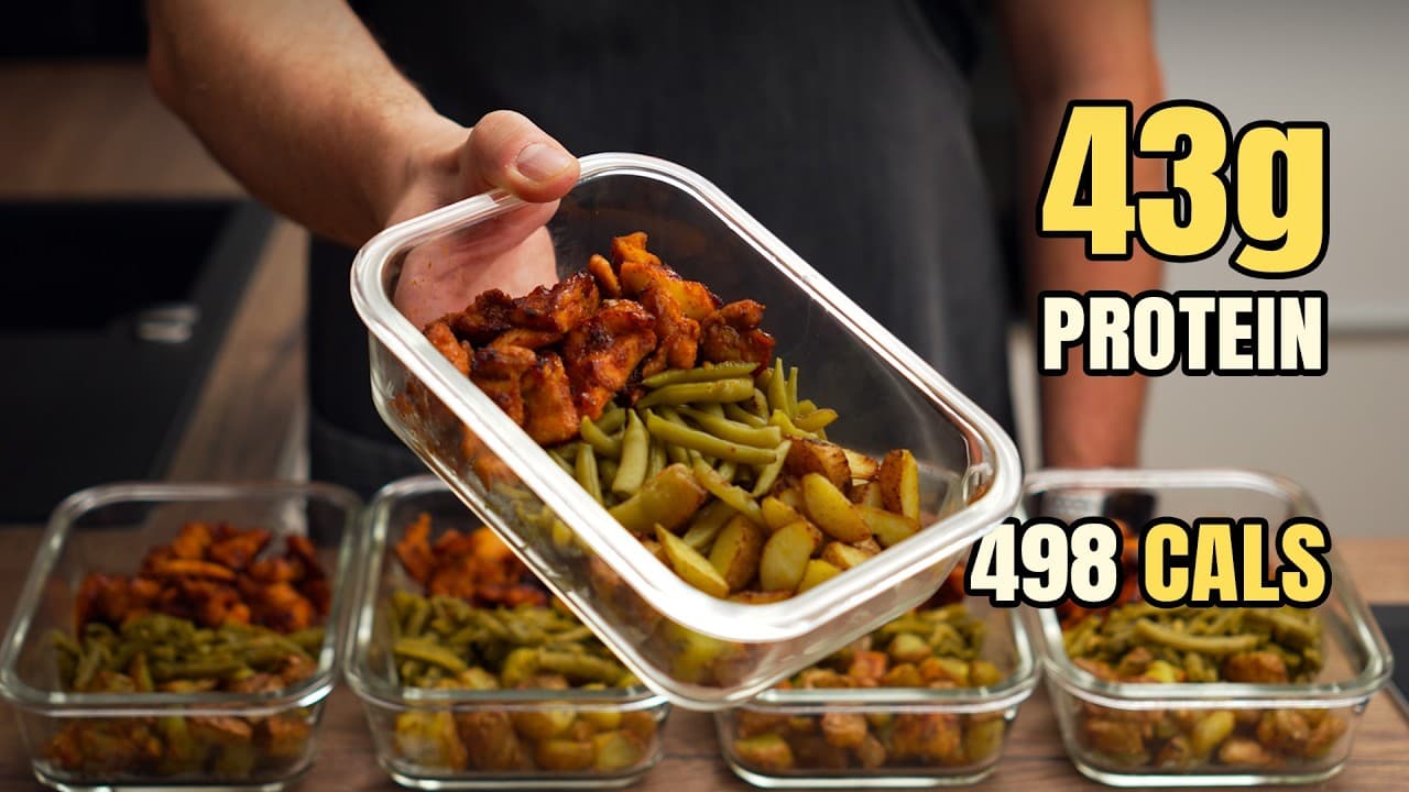 Ultra Crispy BBQ Chicken & Potatoes | 5 Days of High Protein Meal Prep