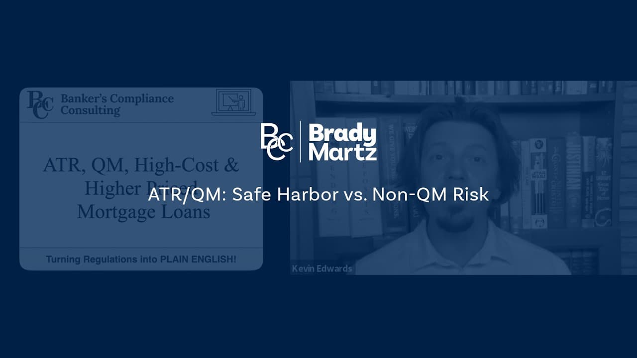 ATR/QM: Safe Harbor vs Non QM Risk