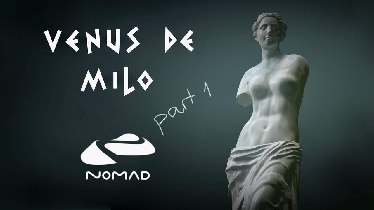 Venus de Milo in Nomad Sculpt Real Time - part1 #nomadsculpt