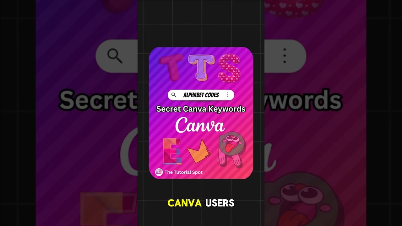 Canva Secret Codes #ytshorts