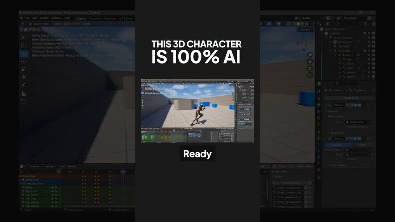 AI Destroyed 3D modeling! #3dai #ai3d #ai3dmodel #3daianimation #aidevelopment #3dgamedevelopment