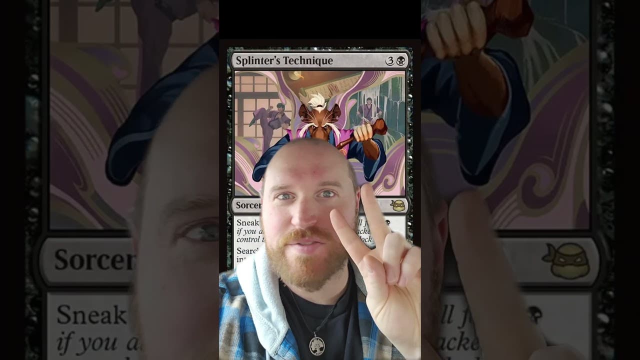 Demonic tutor at instant speed with this new TMNT card 😳 #magicthegathering #MTGxTMNT #mtgambassador