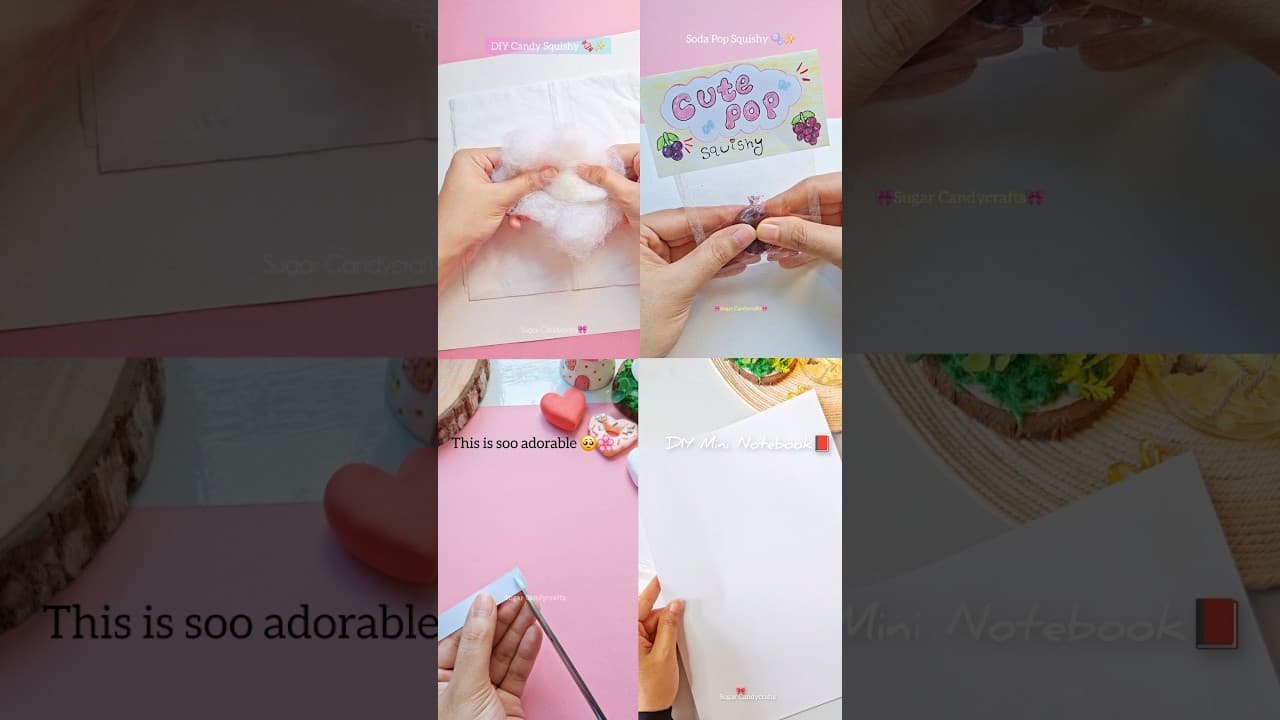 4 Craft ideas #shorts #art #papercraft #diy #youtubeshort