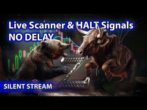 🌟Live Scanner Stock Market scanner - Silent Stream (no-delay, voice only) 05/29/2026