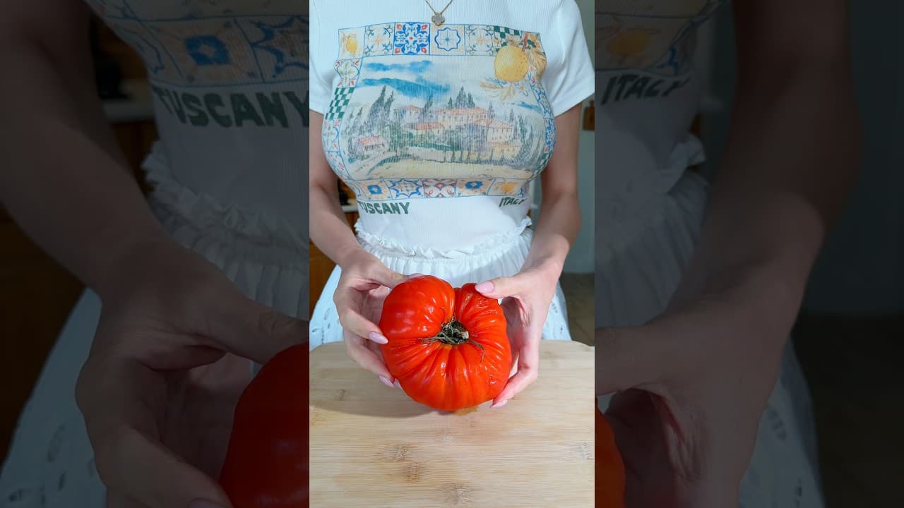 The Tomato Carpaccio I Wait All Year For 🍅☀️
