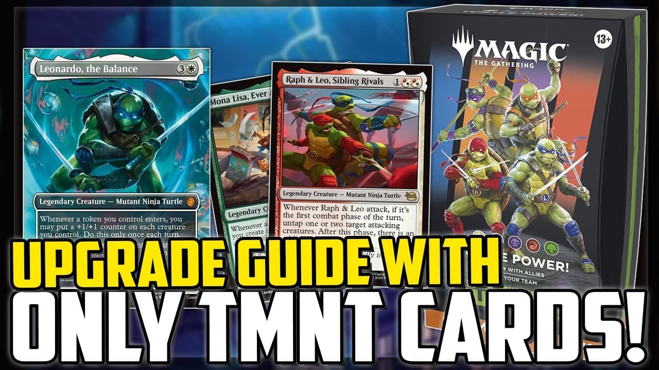 Turtle Power Precon Upgrade With ONLY TMNT Cards!