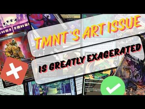 The Great Art of MTG's TMNT SET