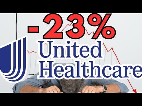 United Health Stock Is Crashing! Generational Buy?