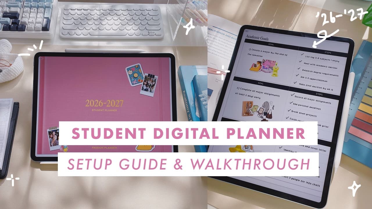 How to Set Up Your 2026-2027 Digital Student Planner | iPad + Goodnotes Setup Guide