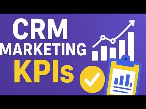 CRM Marketing KPIs Explained | Top Metrics Every Marketer Must Track