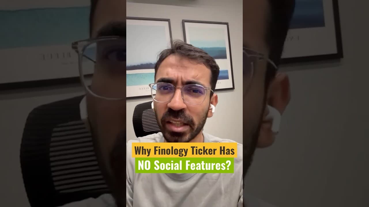 Why Finology Ticker Has 0 Social Features?