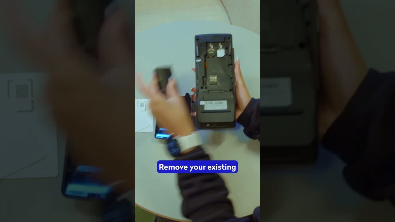 How to change your SIM on the Tide Card Reader