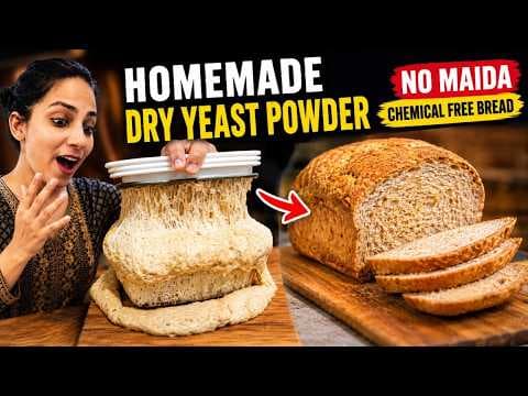 Does Homemade Yeast Powder Work? I Exprimented With 100% Atta Bread To Find Out (No Maida!)