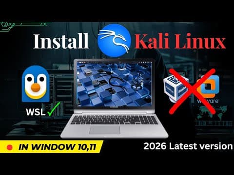 How to install Kali Linux on Windows Without VMware or VirtualBox | WSL Kali Linux Full Guide 🔥💻