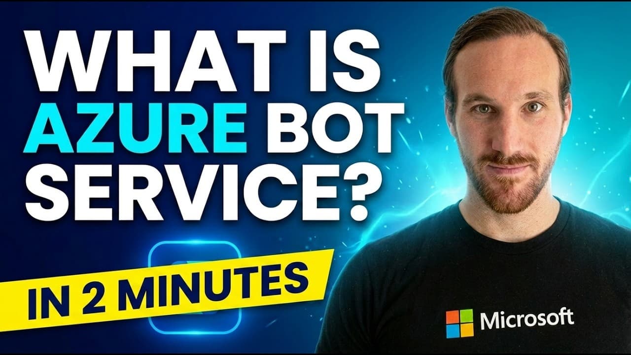 What is Azure Bot Service? 2 minute Overview
