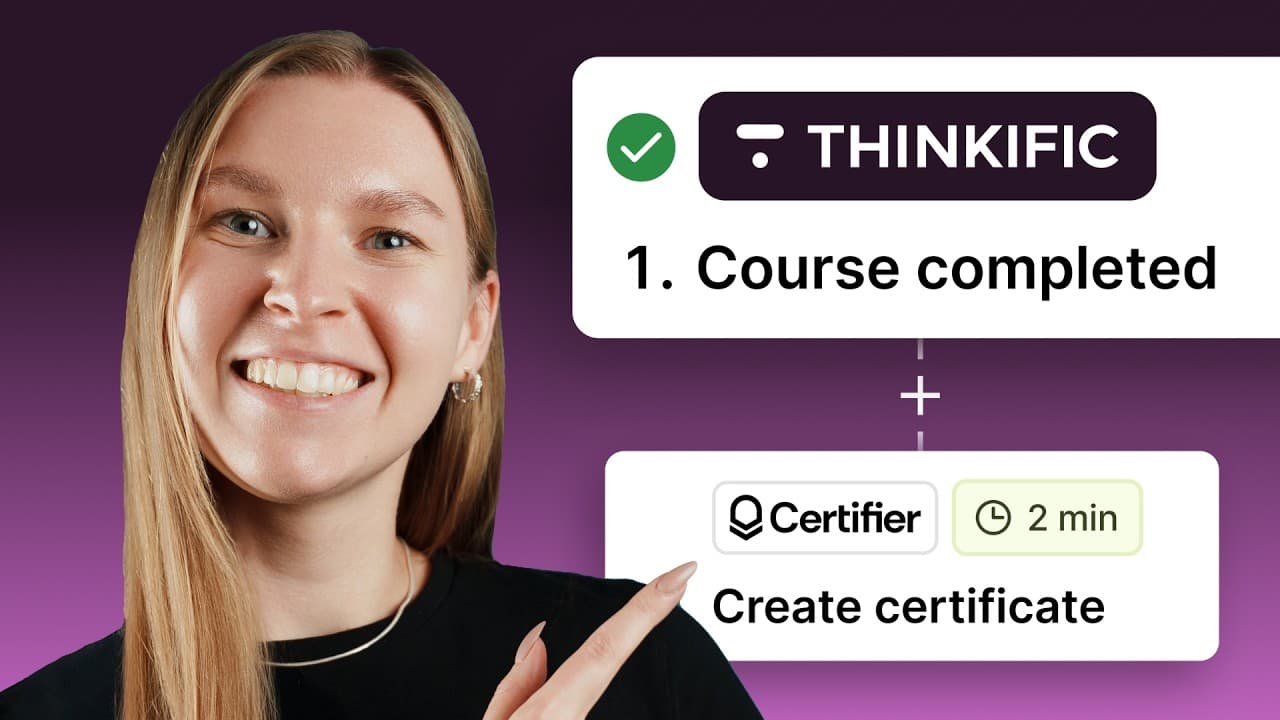 How to Automatically Generate Thinkific Certificates!
