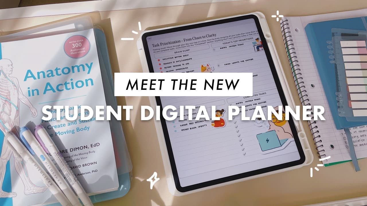 NEW Digital Student Planner for 2026-2027 | Updated Passion Planner Digital + FREE Sample Planner