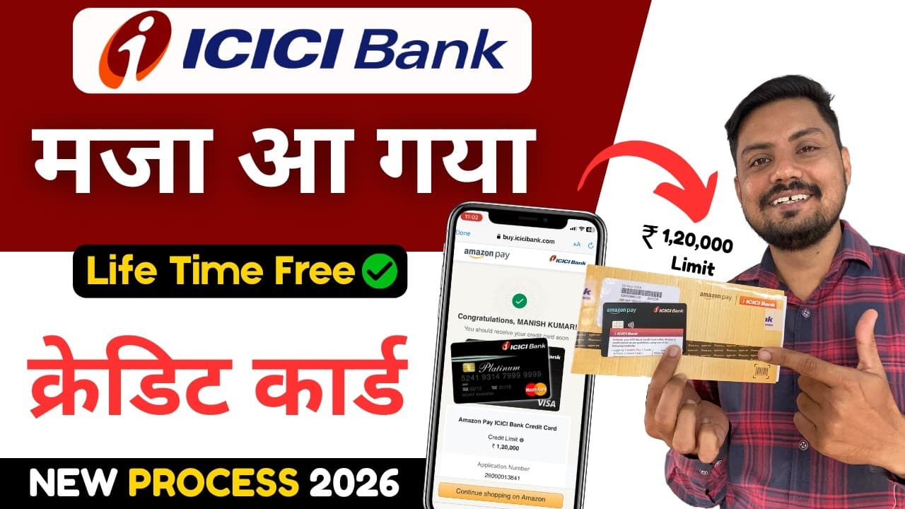 ICICI Credit Card Apply - Lifetime Free 2026 | How To Apply ICICI Credit Card- Best Credit Card 2026