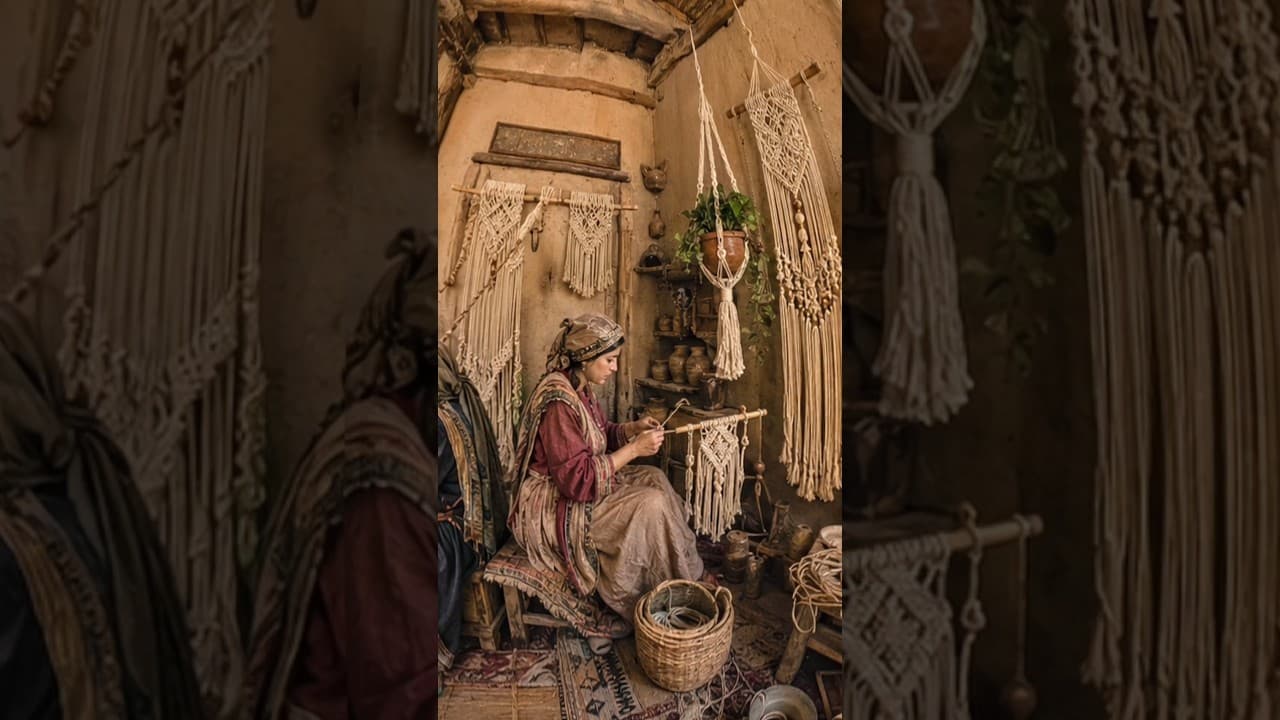 Ancient Macramé Artists #macrame