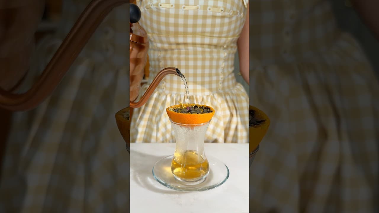 I Made Tea Using Only an Orange 🍊