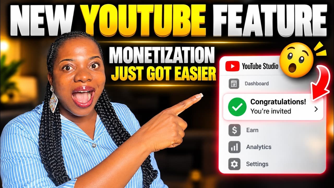 GOOD NEWS! YouTube Just Made Monetization EASIER — Try This!