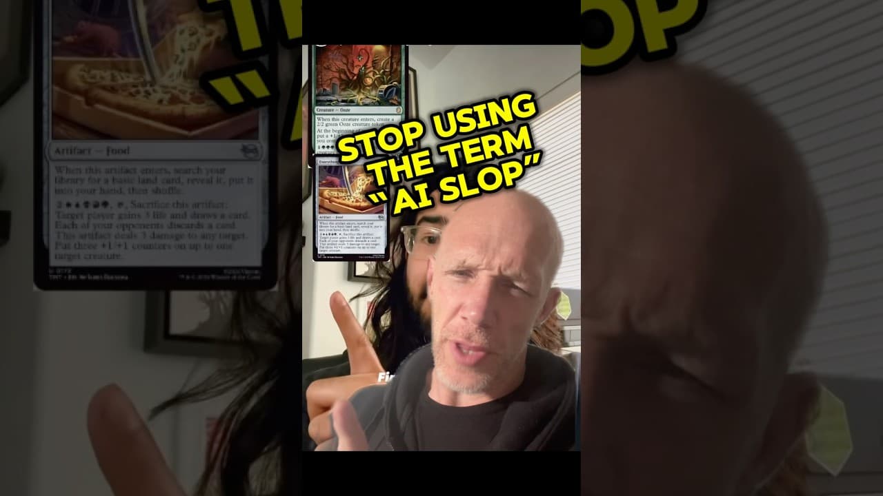 Stop throwing around the term “AI Slop”. #mtg #magicthegathering #edh