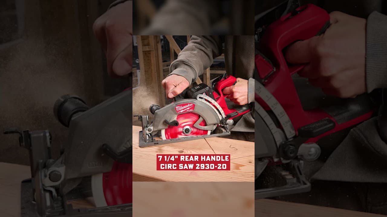 Milwaukee Expands Framing Power: New M18 FUEL Circular Saws