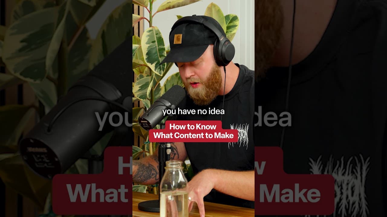 How to Know What Content to Make