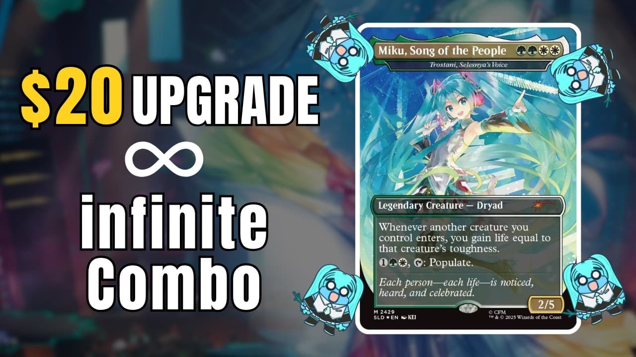 I Found an Infinite Combo in the Miku Commander Deck | $20 Upgrade Guide